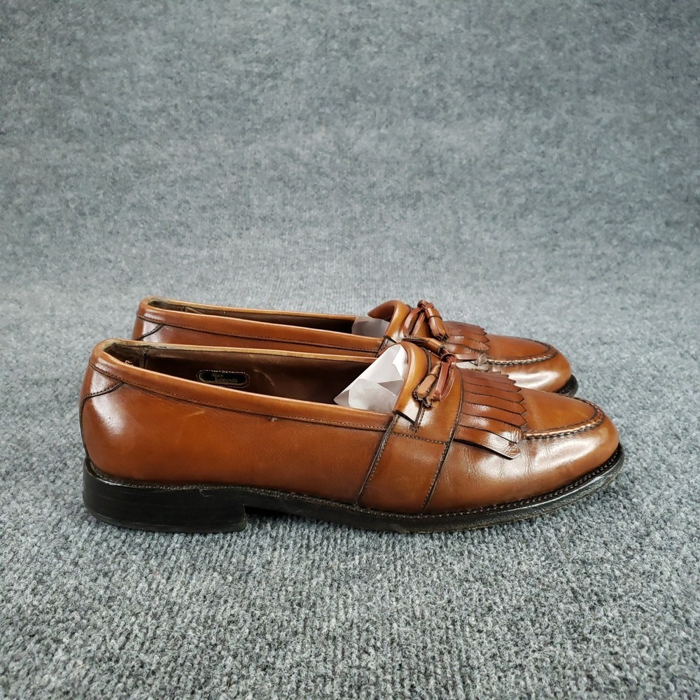Allen Edmonds Chelsea Loafer Mens‎ Size 11 D  Chestnut Brown Kiltie Tassel Z